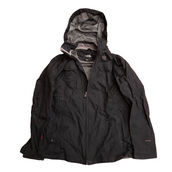 VINTAGE The North Face Hyvent Jacket Black XL - Picture 1 of 11